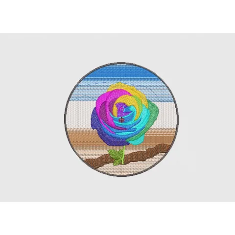 Rose Embroidery Design