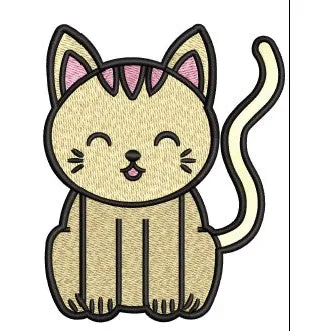 Cat Embroidery Design