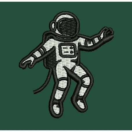 Astronaut Design Embroidery Design