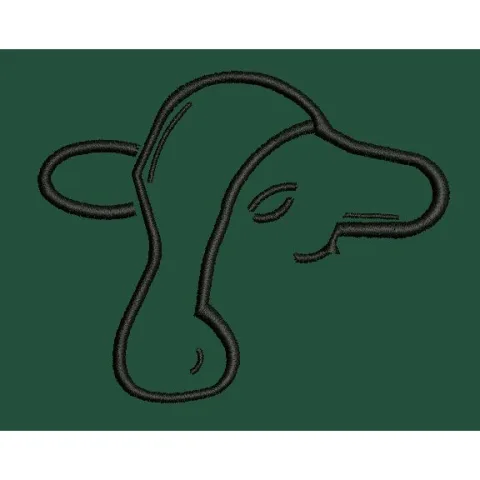 Cow Embroidery Design