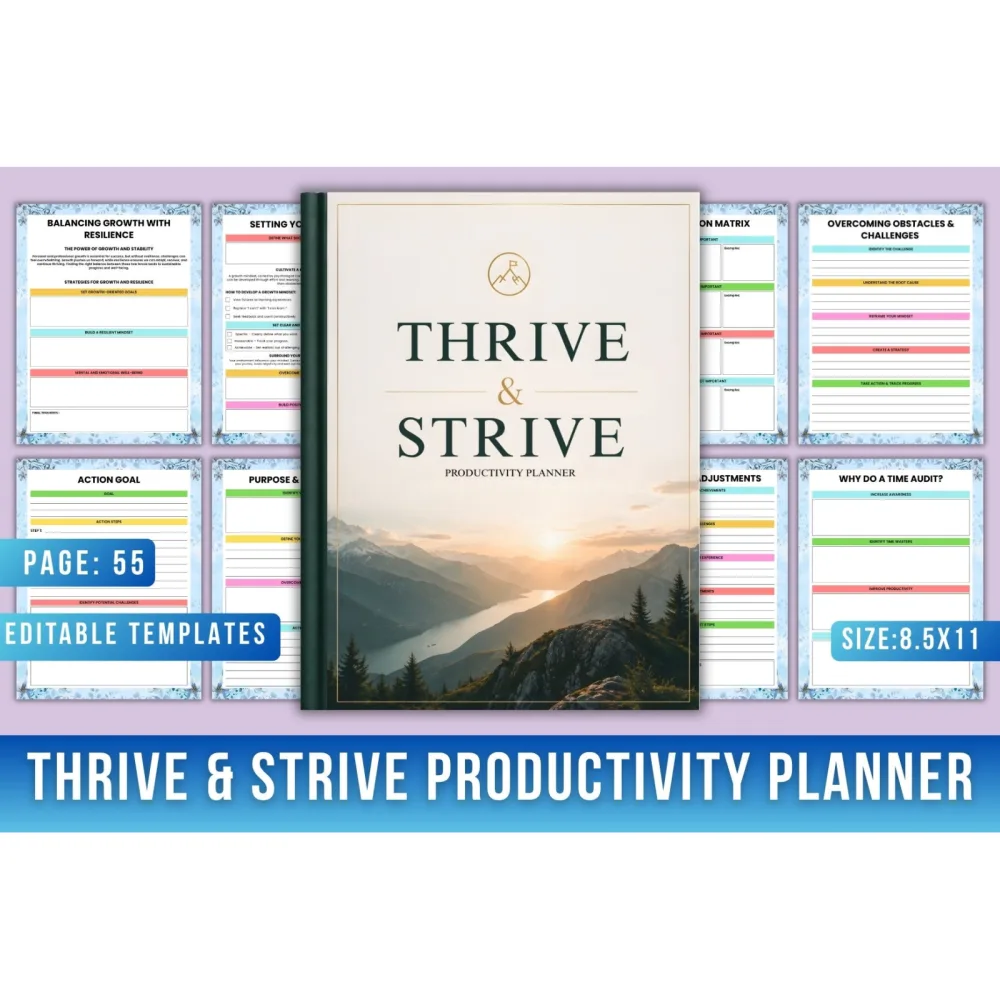 Thrive Strive Productivity Planner