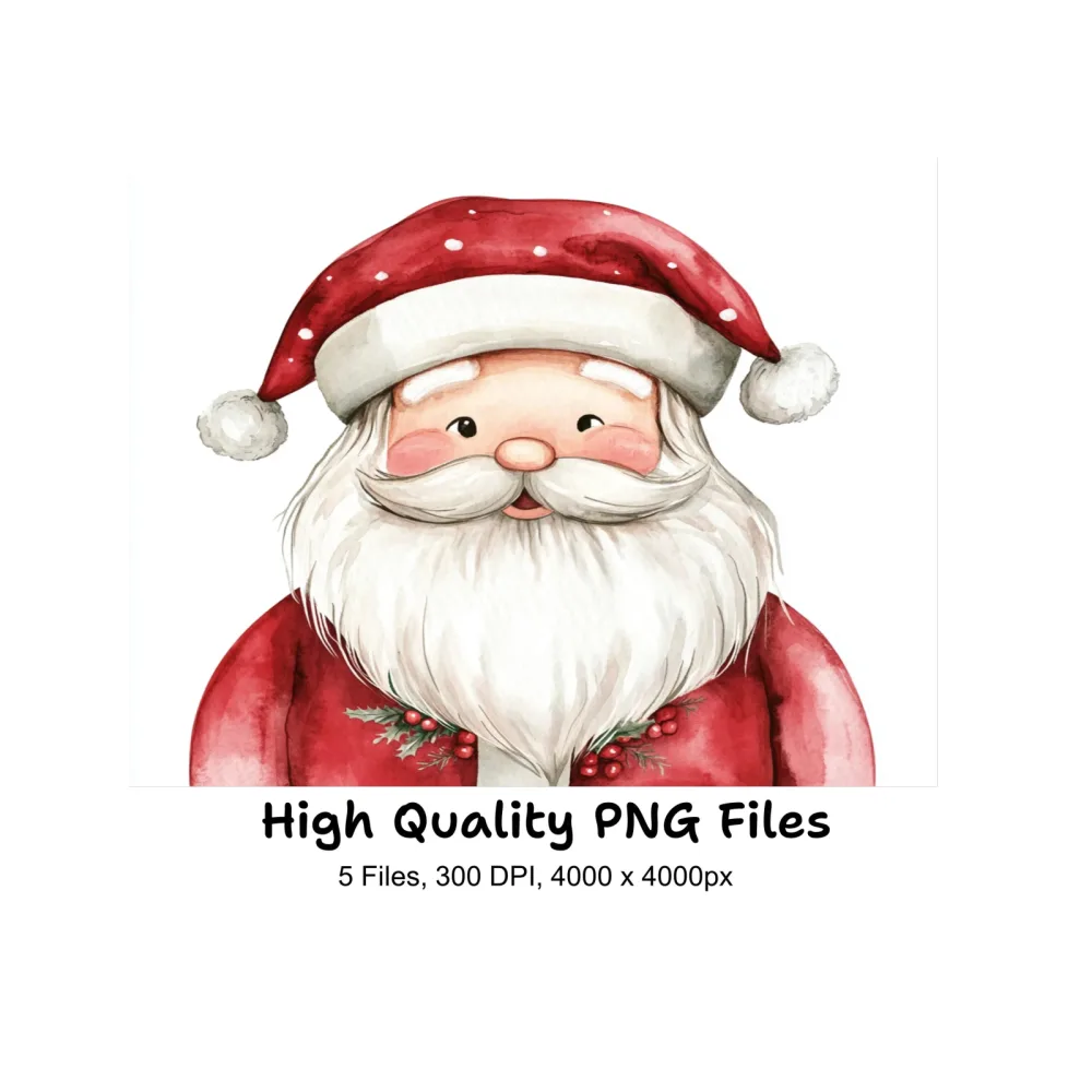 Santa Claus Clipart Bundle