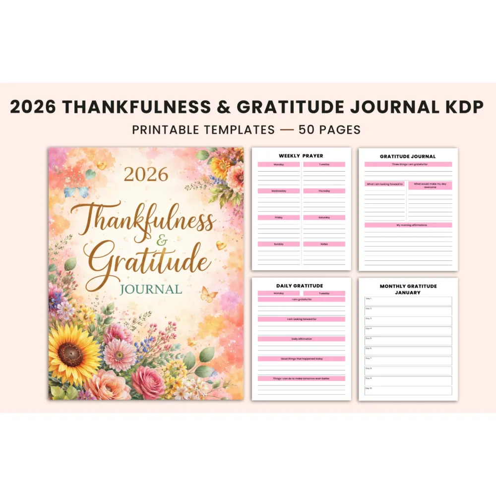 Thankfulness Gratitude Journal