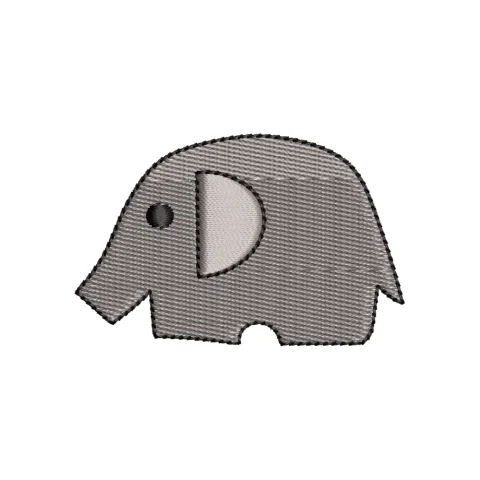 Baby Elephant Embroidery Design