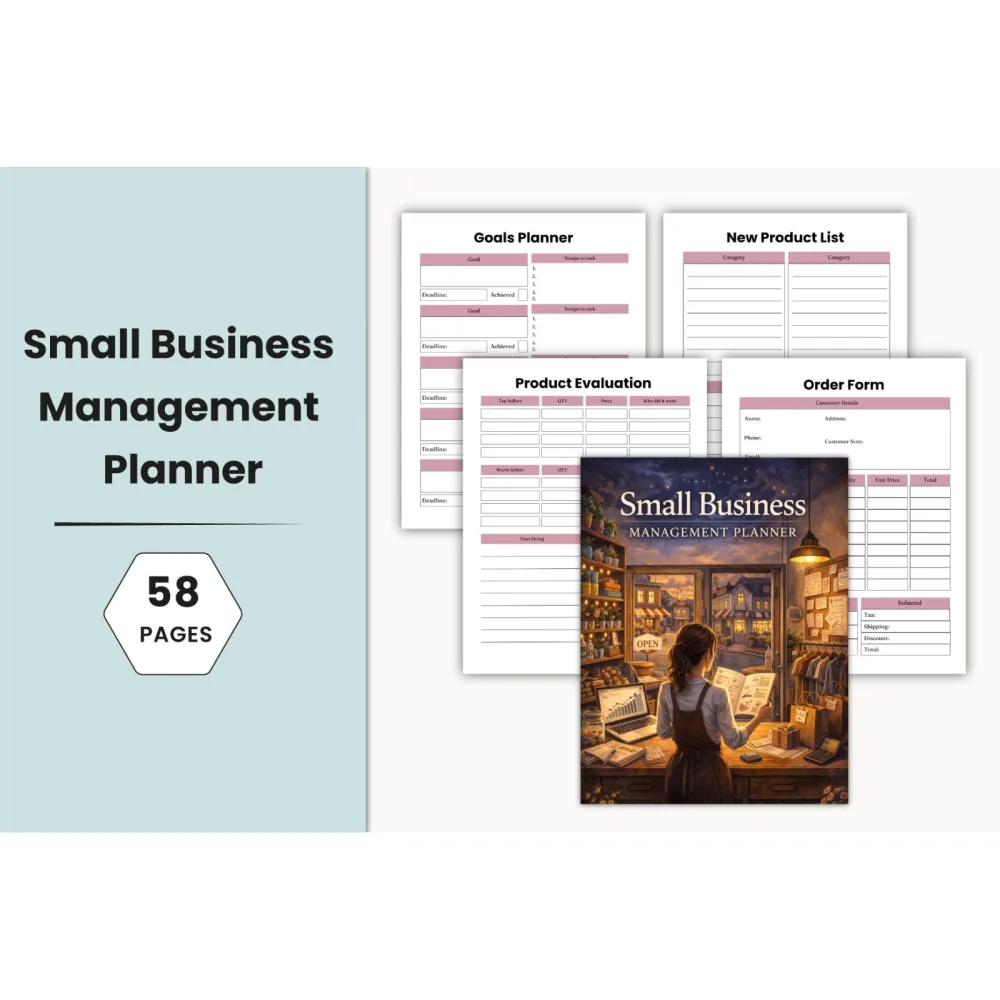 Small Business Management Planner