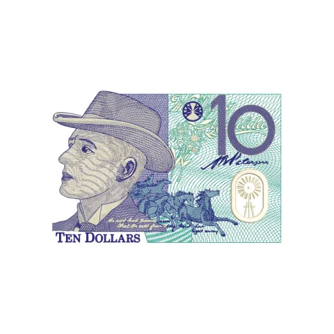 Ten Dollars Embroidery Design