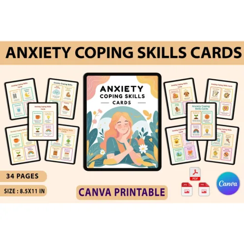 Anxiety Coping Skills Cards