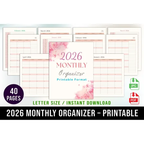 Monthly Format Planner