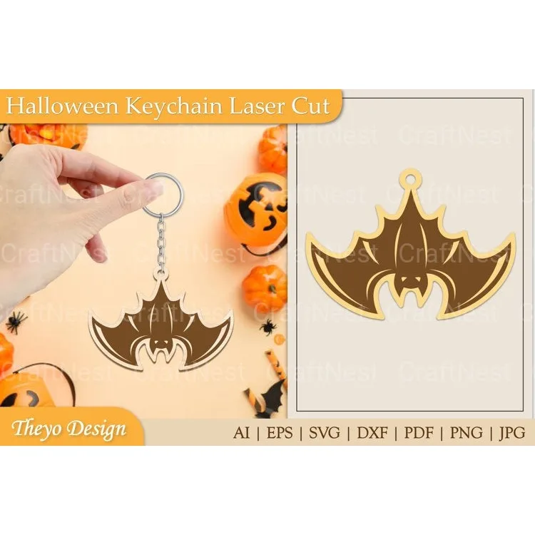 Halloween Keychain SVG