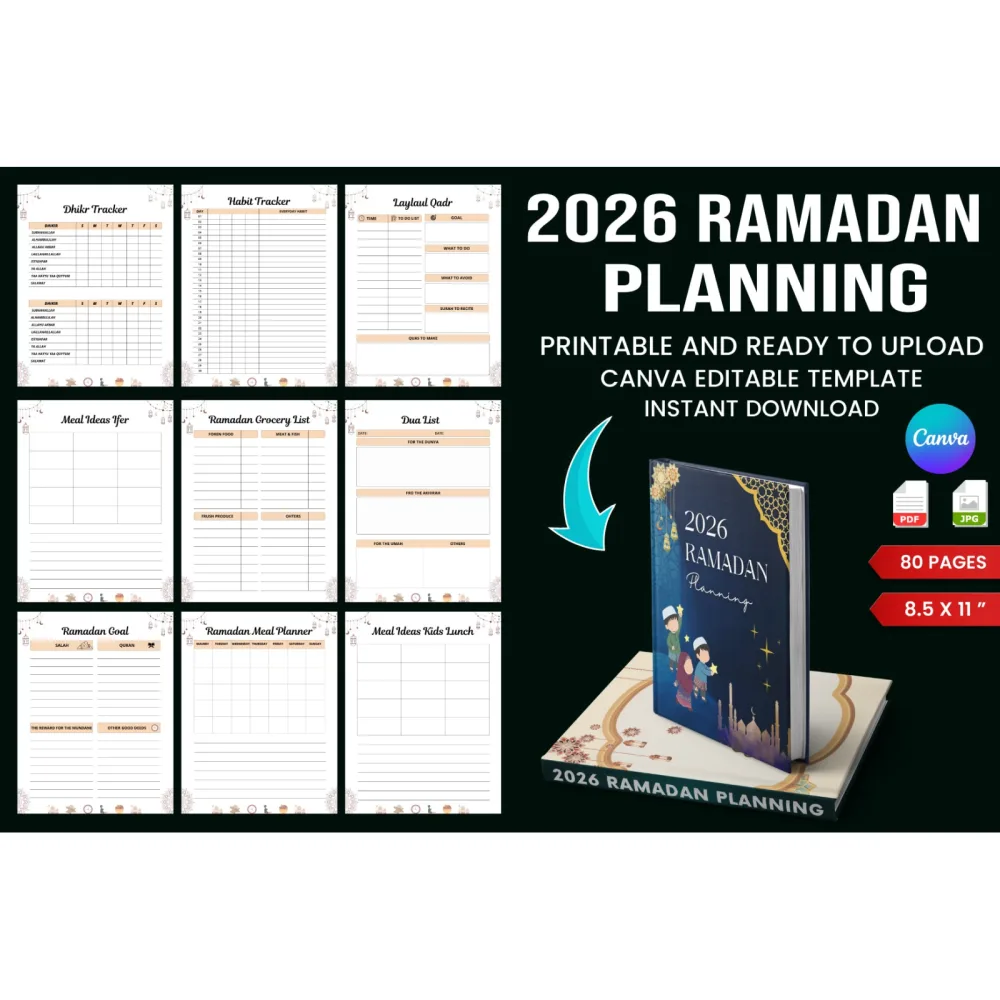 Ramadan Planning Planner