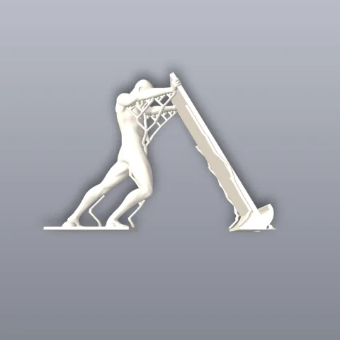 Human Stand 3D Print STL File