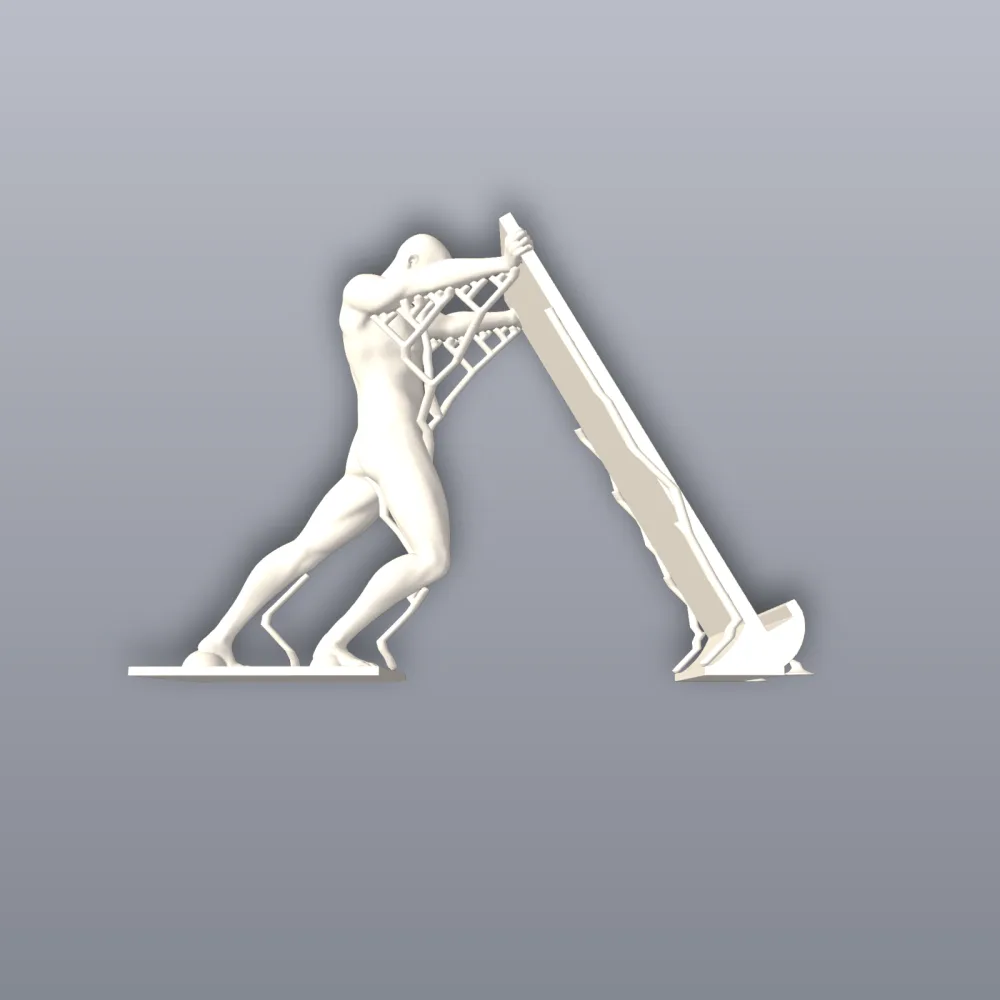 Human Stand 3D Print STL File