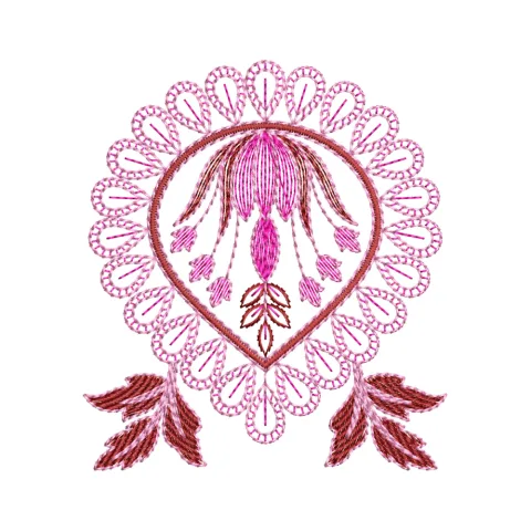 Stitch Art Symmetry Embroidery Design