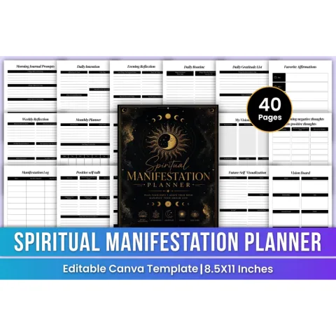 Spiritual Manifestation Planner