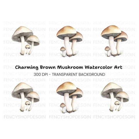 Mushroom Clipart Bundle
