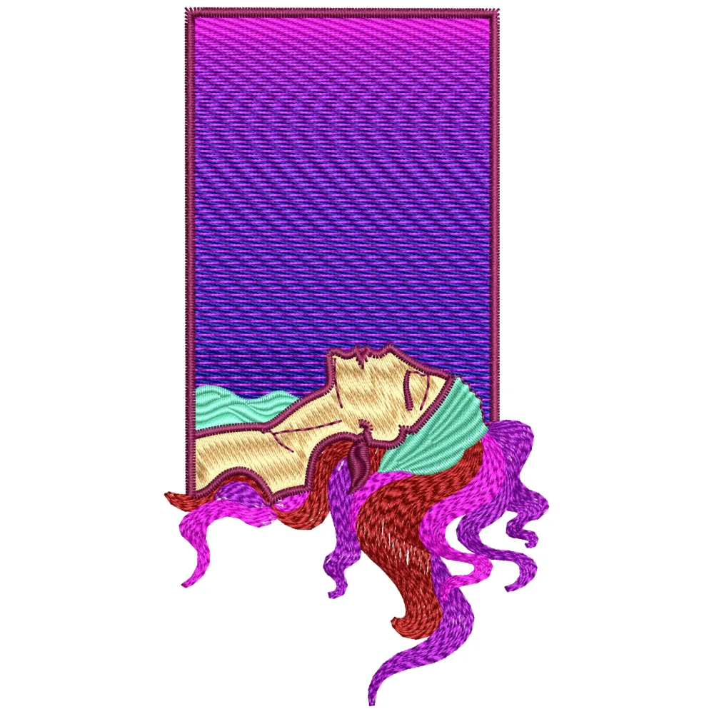 Face Embroidery Design