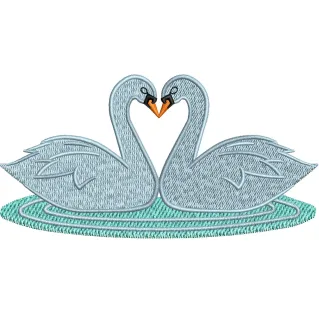 Ducks Embroidery Design