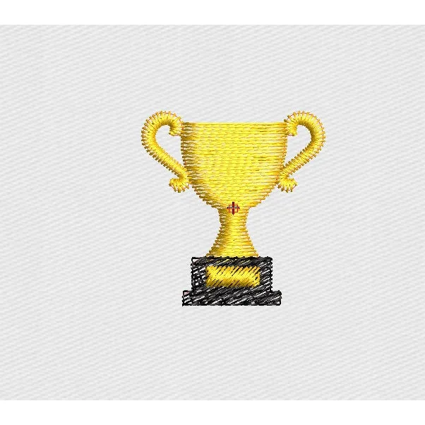 Trophy Embroidery Design