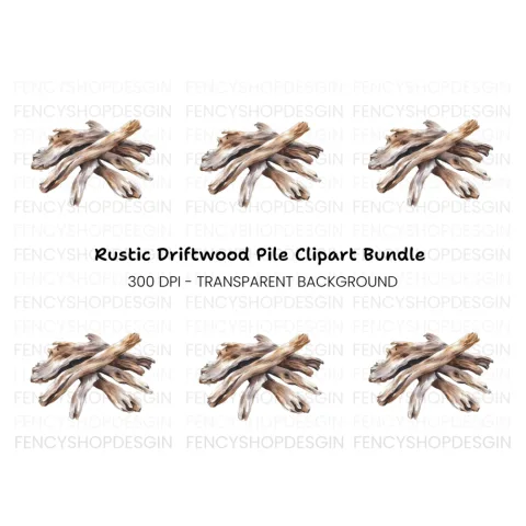 Driftwood Clipart Bundle