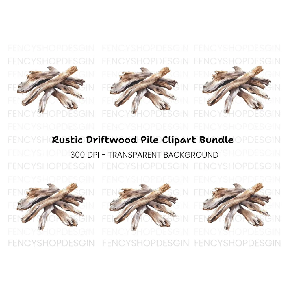 Driftwood Clipart Bundle