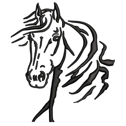 Horse Embroidery Design