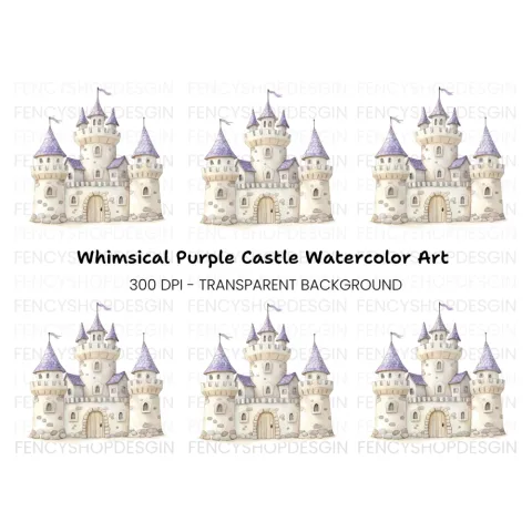 Fantasy Castle Clipart Bundle