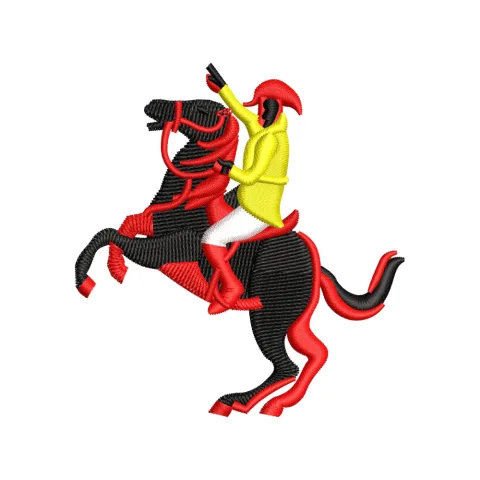 Joker Rider Embroidery Design