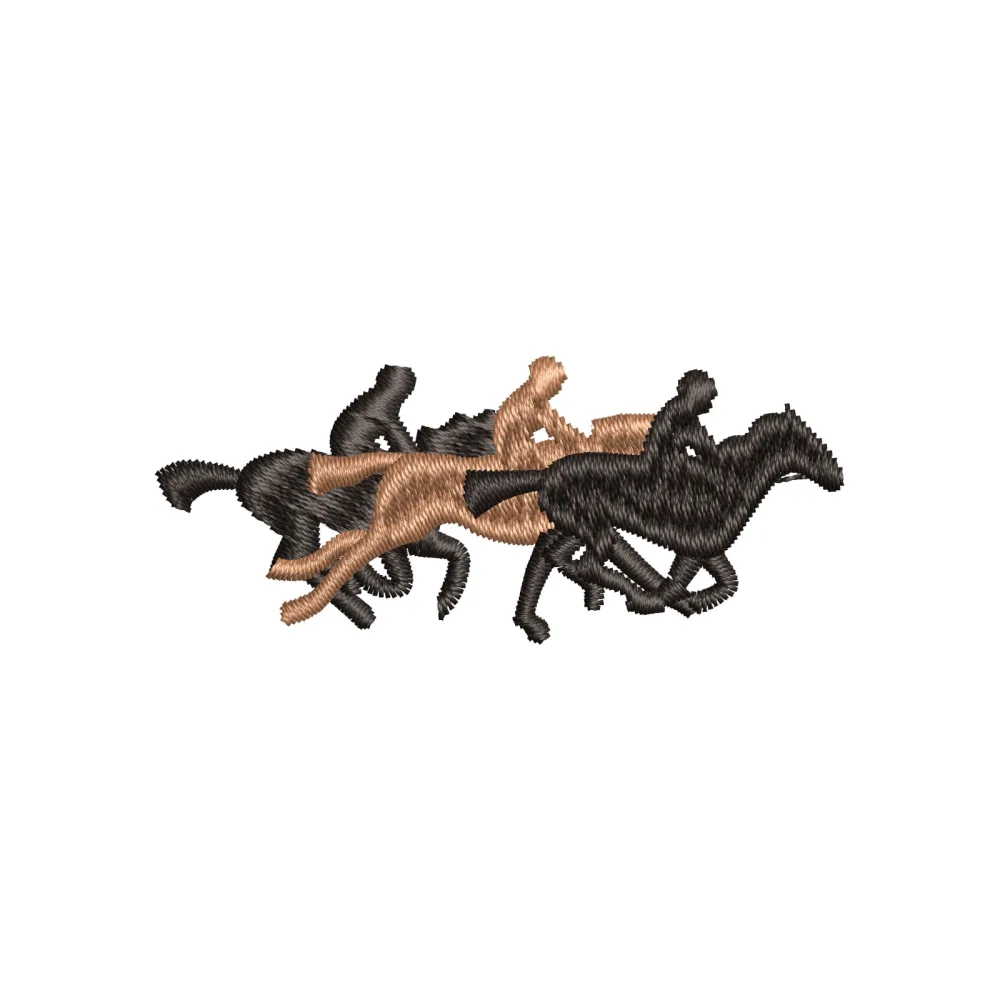 Running Horses Embroidery Design