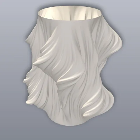 Julia Vase Heatwave Shell 3D Print STL File