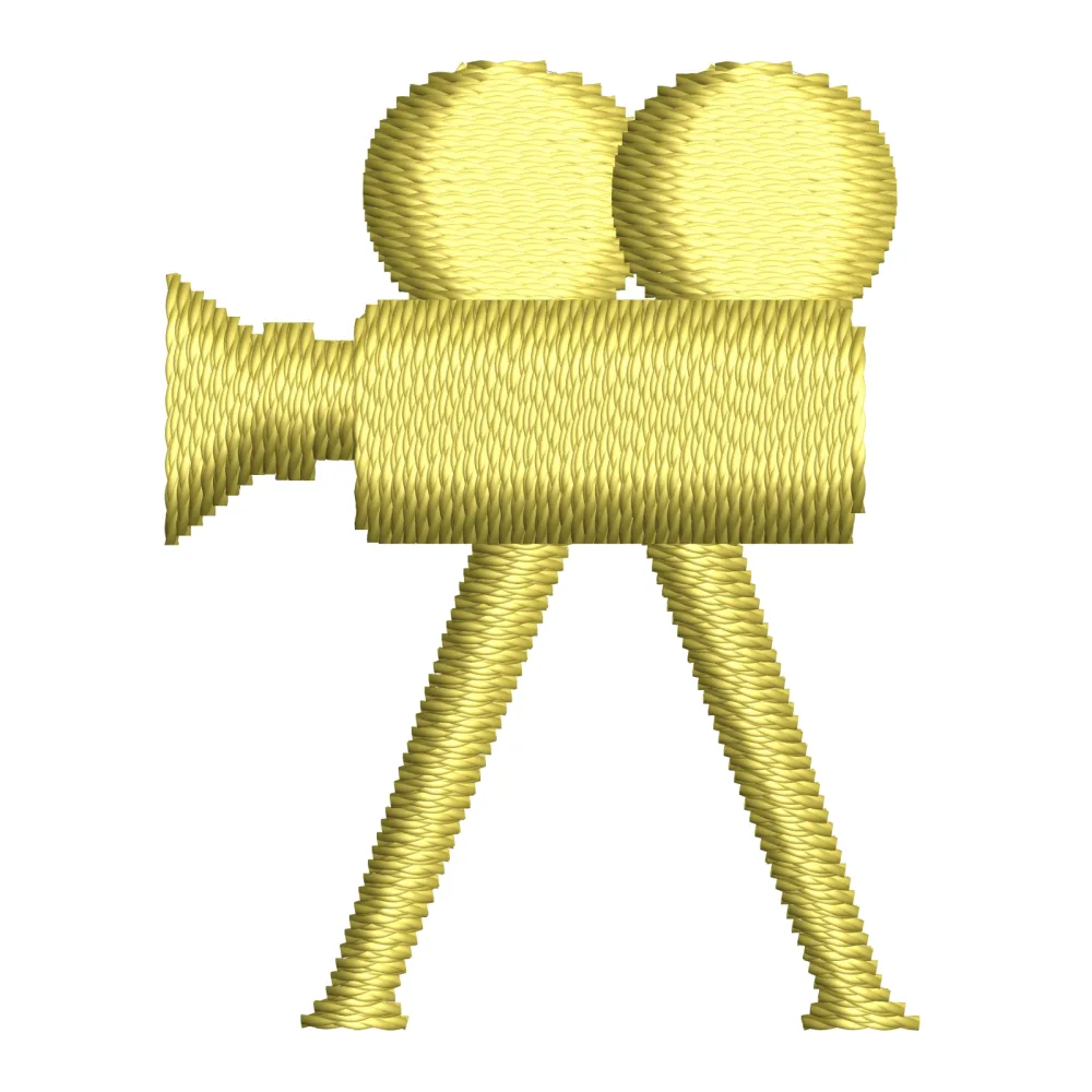 Video Cam Embroidery Design