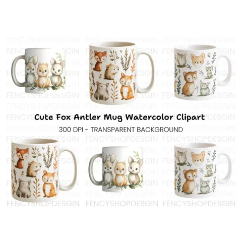 Forest Friends Animal Clipart Bundle