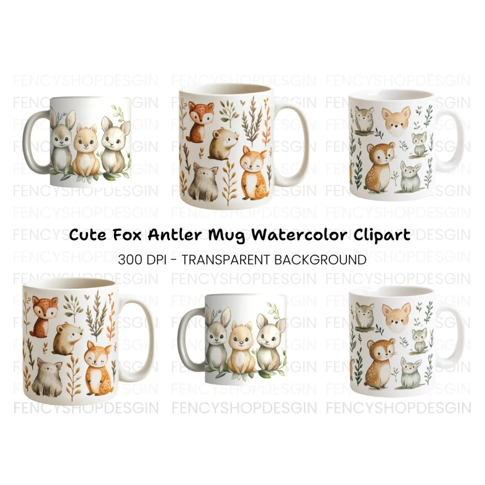 Forest Friends Animal Clipart Bundle