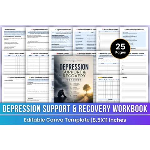 Depression Support Recovery Workbook