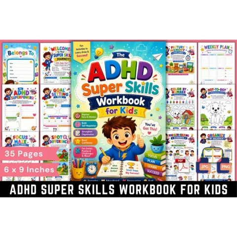 Adhd Super Skills For Kids Workbook