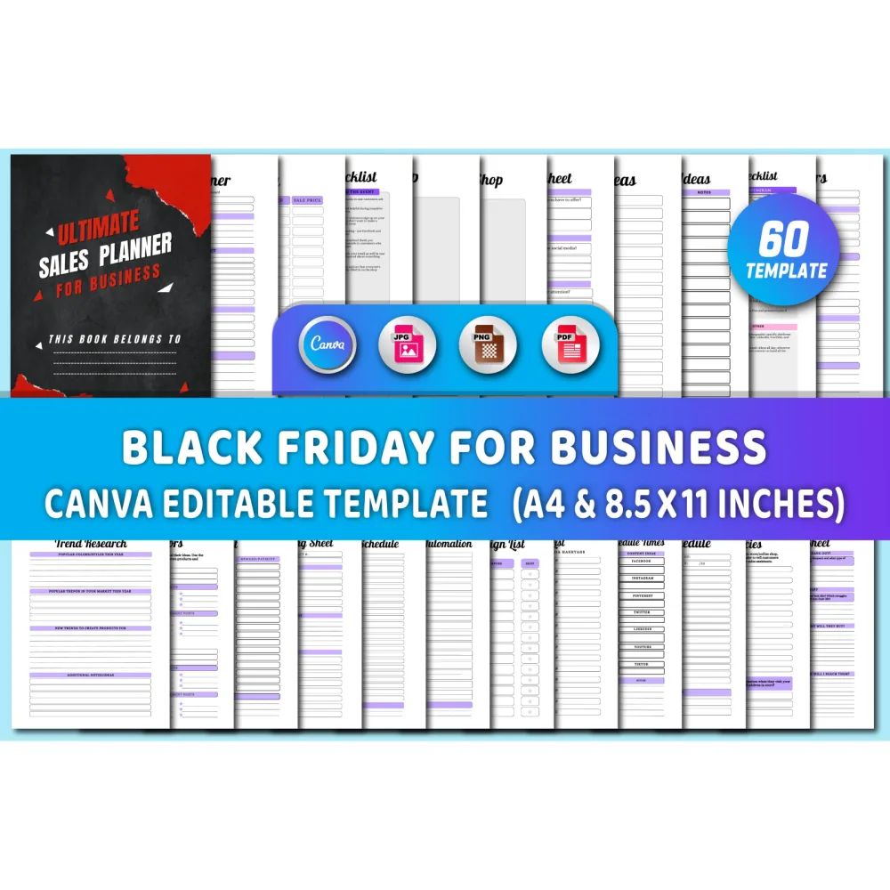 Black Friday Business Planner