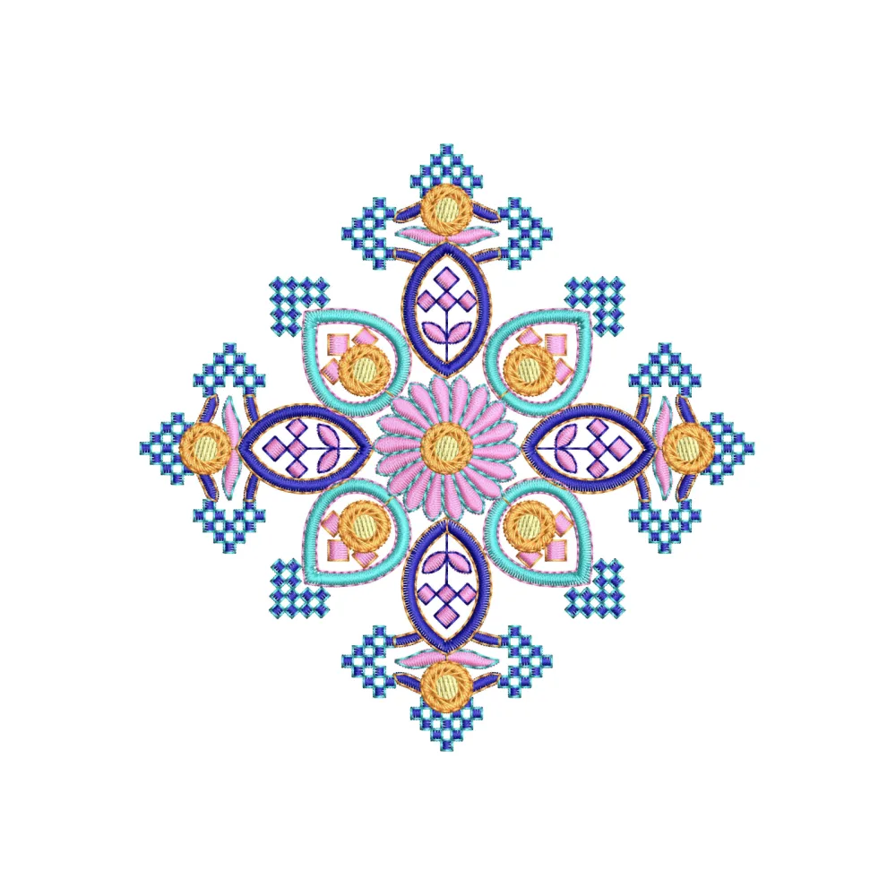 Stitch Geometric Art Embroidery Design