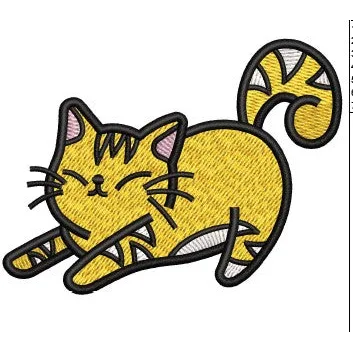 Cat Embroidery Design
