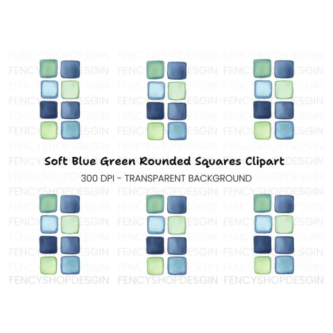 Square Swatches Clipart Bundle