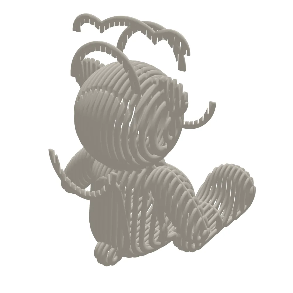 Teddy Bear 3D Print STL File