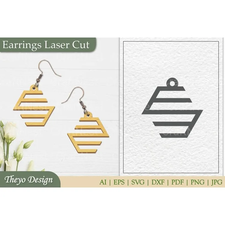 Laser Cut Earrings SVG Bundle