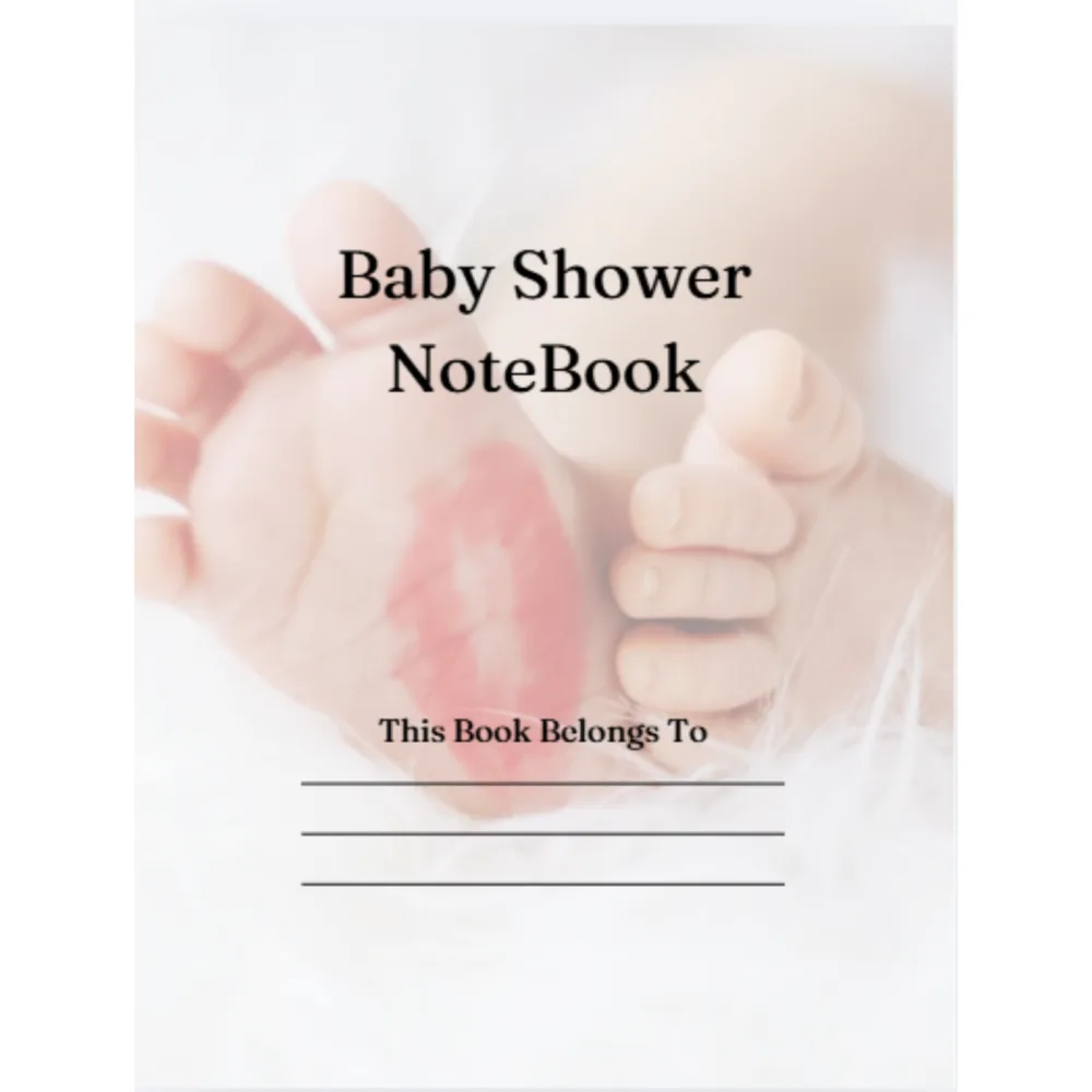 Baby Shower Notebook Bundle
