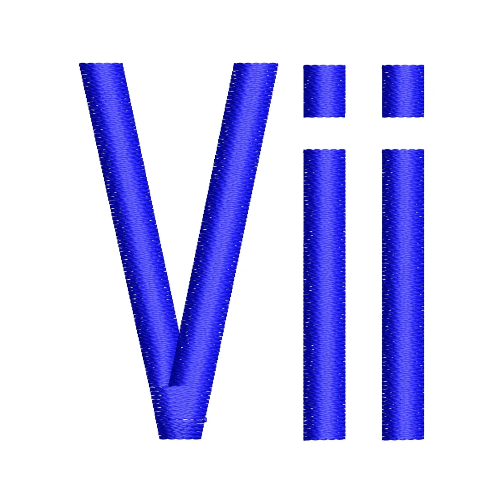 Seven Embroidery Design