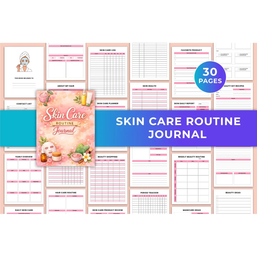 Skin Care Routine Journal