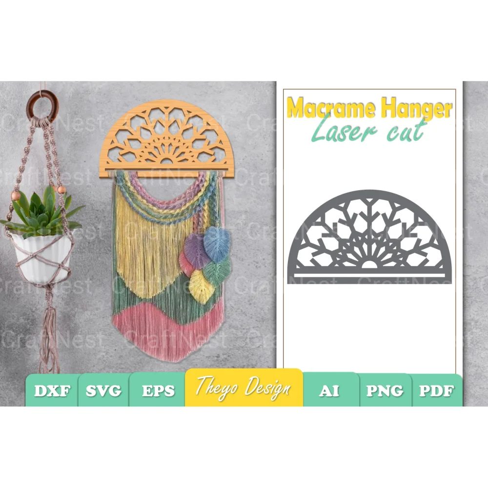 Macrame Snowflake SVG Bundle
