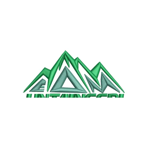Mountain Sign Embroidery Design