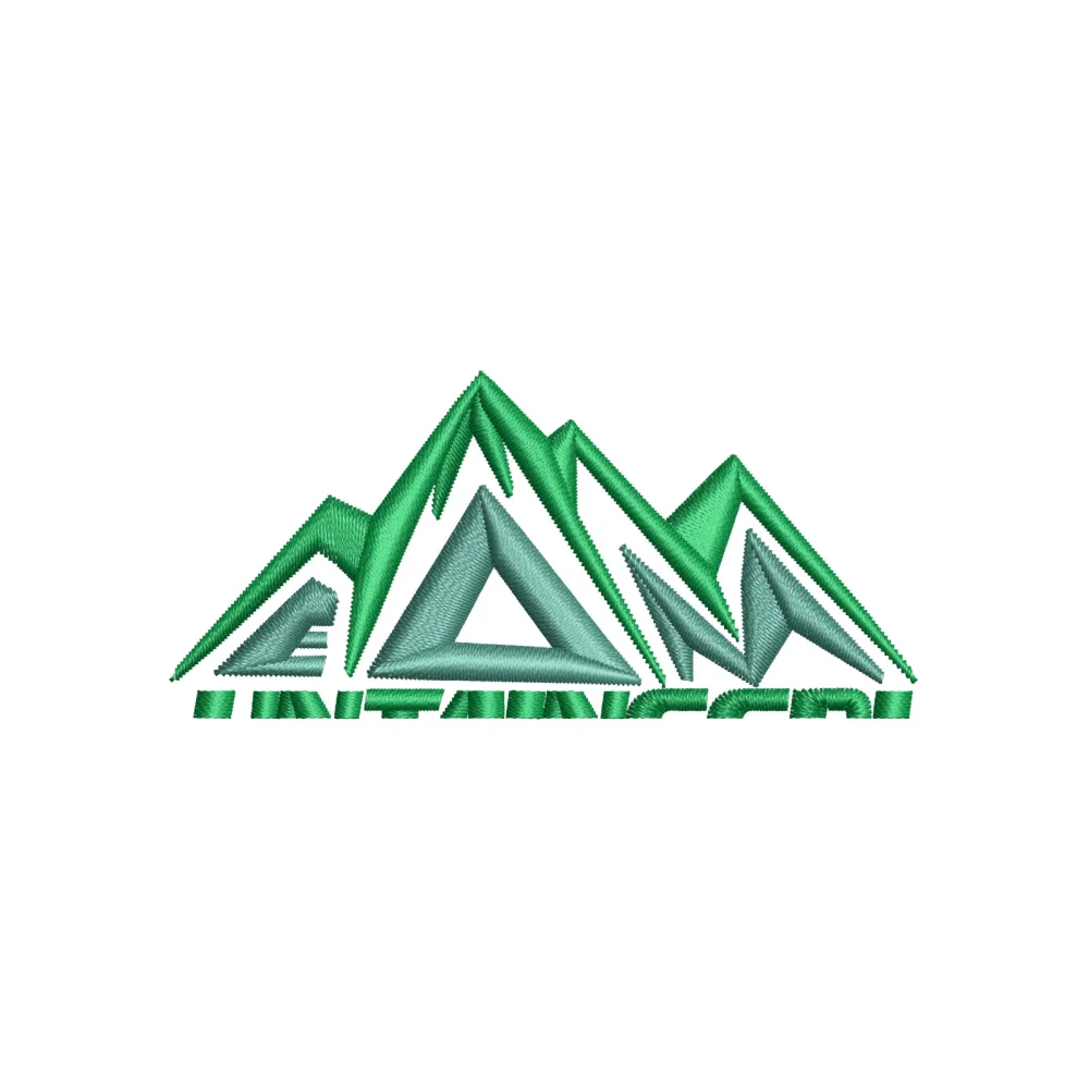 Mountain Sign Embroidery Design