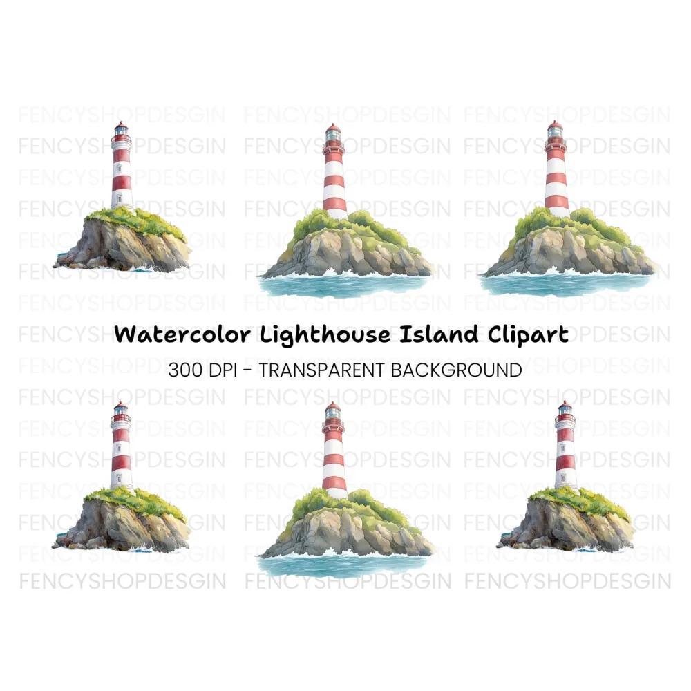 Lighthouse Clipart Bundle