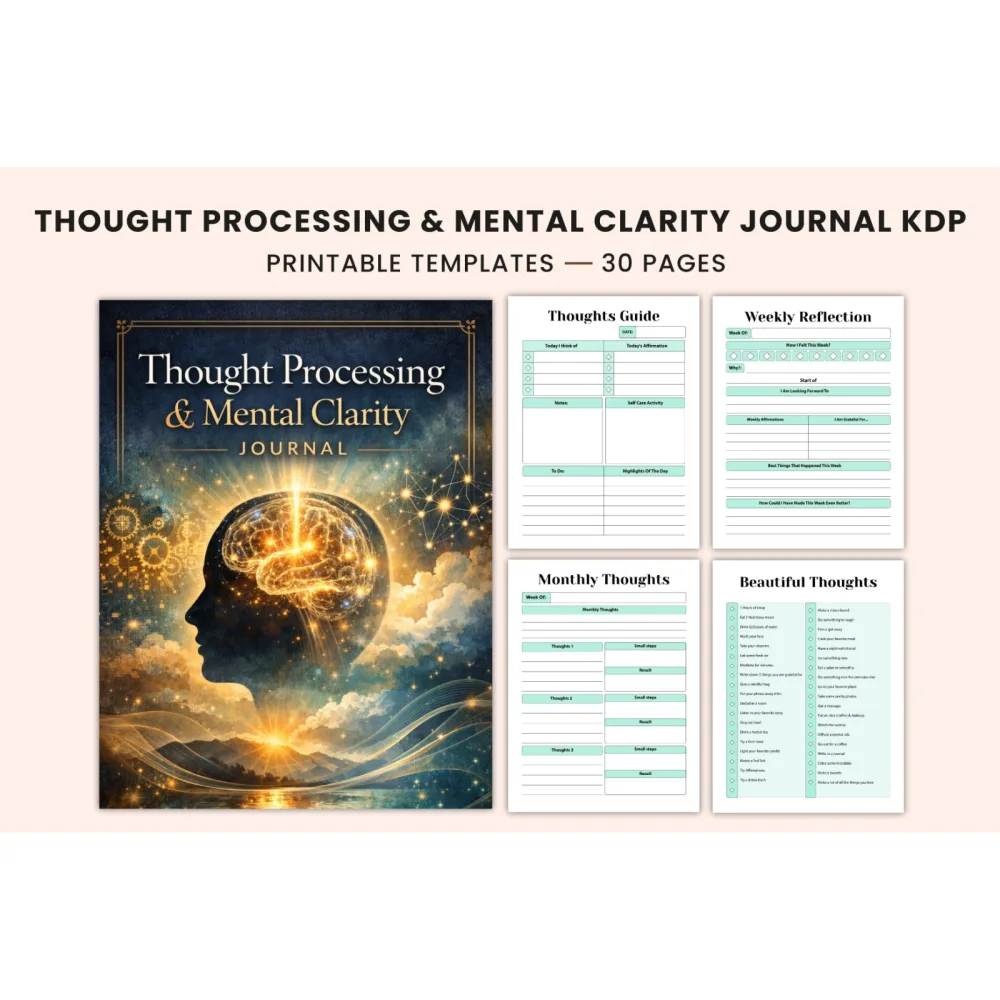 Thought Processing Mental Clarity Journal
