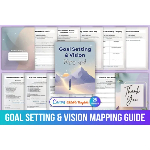 Goal Setting Vision Mapping Planner