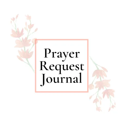 Prayer Request Journal Bundle